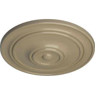 Endurathane Classic Ceiling Medallion, 21 7/8"OD x 2 3/8"P (For Canopies up to 5 1/2"), Hand-Painted Gobi Desert Finish