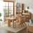 Burlywood Rectangular Solid Wood Butterfly Leaf  Dining Table-107659970