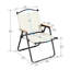 Chaise pliante beige pour les aventures en plein air et les loisirs - 2 activités de détente idéales