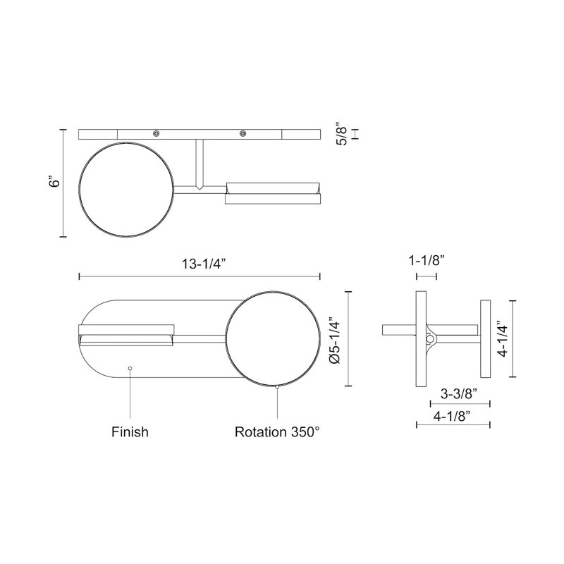 Novel 2 - Light LED Bath Bar