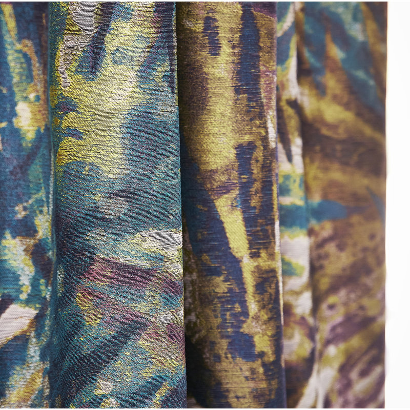 Celadon Fabric, Marine/Plum/Zest