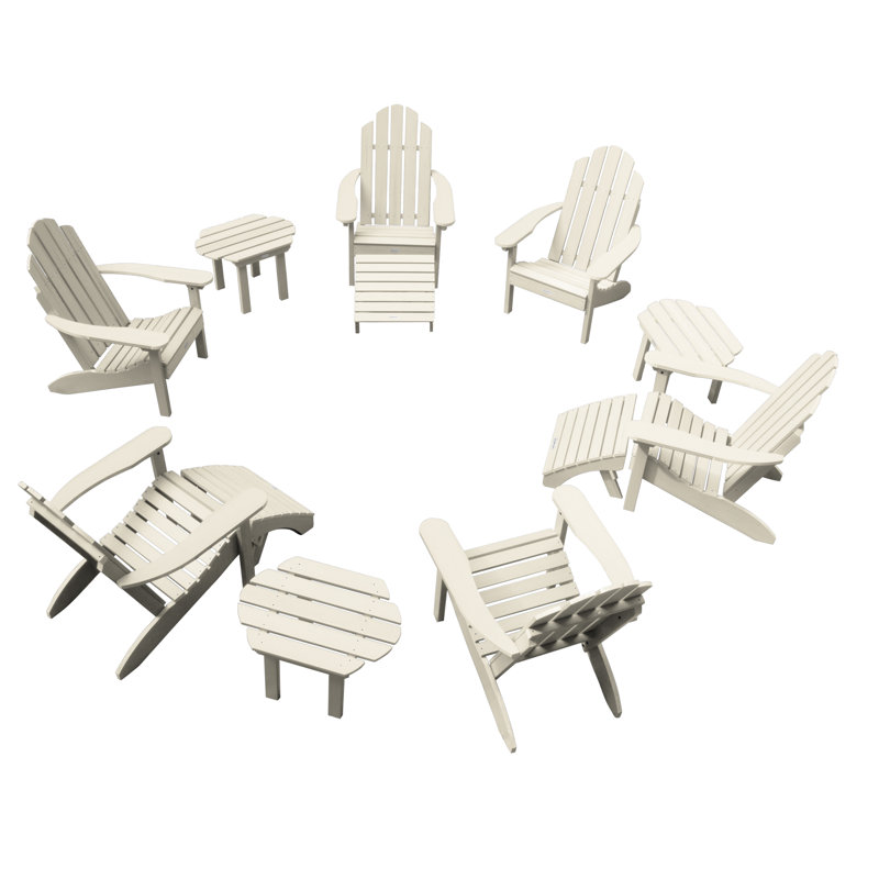 Anette 6 - Person Patio Conversation Set, Whitewash