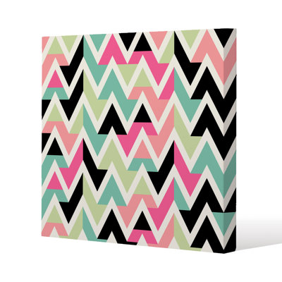 Summer hipster boho chic Slim Style Canvas Print, 15mm Slim Real wood.