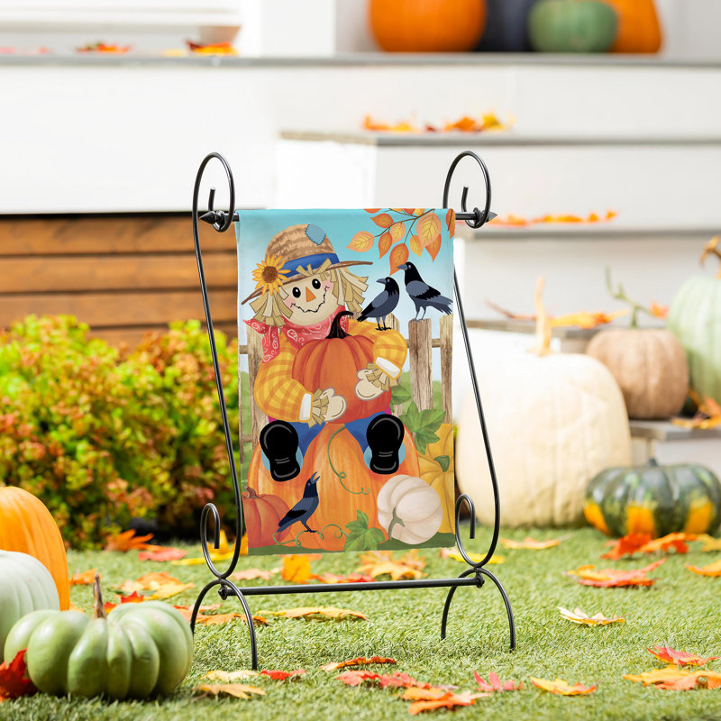 Drapeau de jardin Friends & Scarecrow