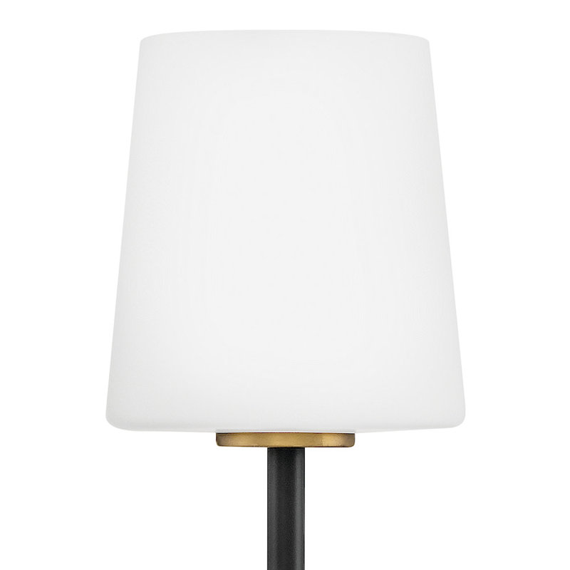 Osie Single Light Wall Sconce with Hand-Blown Etched Opal Glass Shade