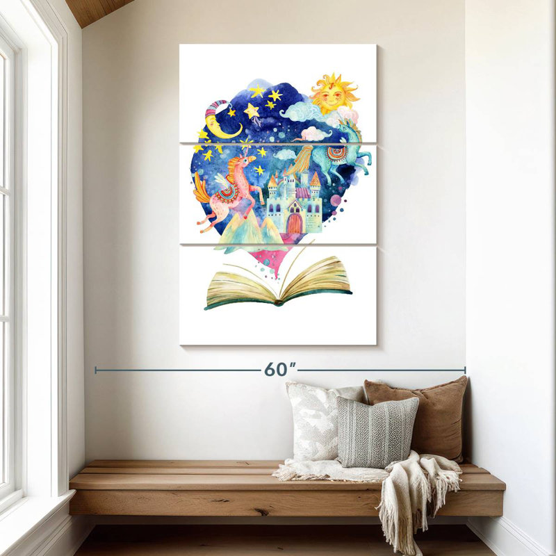 Kelan Fairy Tale Book World, H 50 po x l 32 po