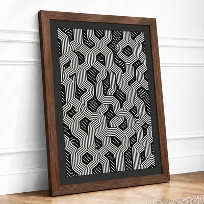 Interlocking Optical Flow Geometric - Print