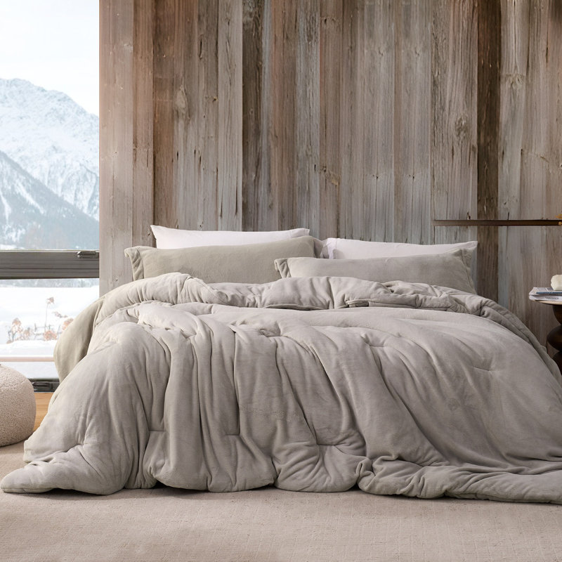 Love Thick® - Plush Coma Inducer® Comforter Set - Oyster Gray, Twin XL