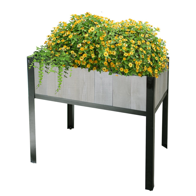 Madicyn Raised Garden Bed, Gray