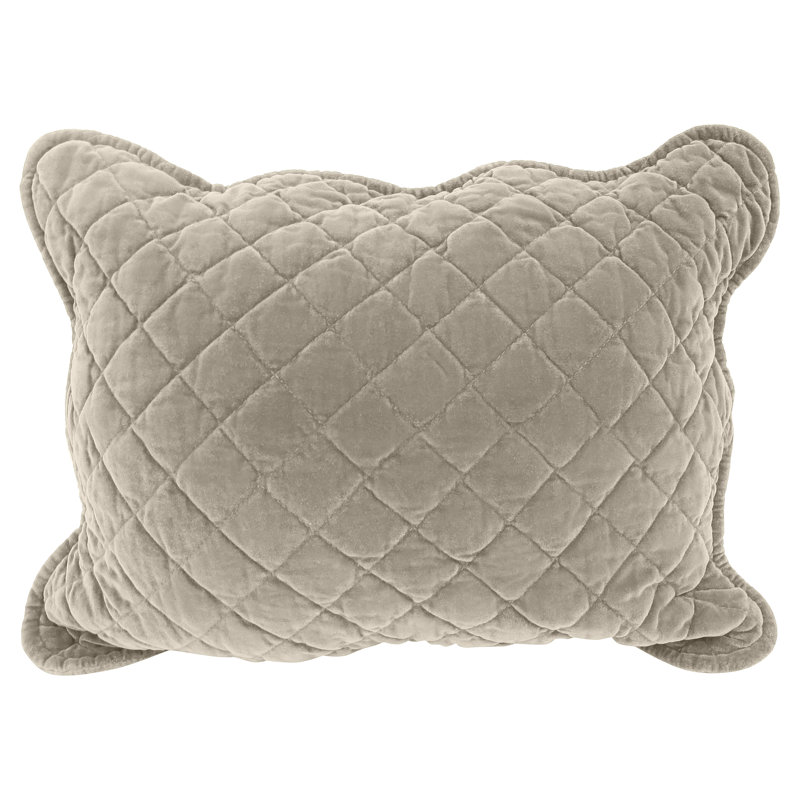 Mundo Geometric Rectangular Lumbar Cushion, Cream