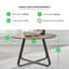 Sandy Classic Wood Effect & Metal Dining Table Set with 6 Luxury Velvet Dining Chairs-115064079