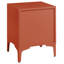 Andreita 45cm W Steel Bedside Table-1545029838