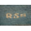 Tapis bleu et vert en laine Gabbeh