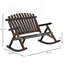 Chaise berçante Adirondack, chaise berçante d'extérieur