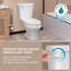 Toilettes allongées deux pièces 1,28 GPF avec siège à fermeture douce