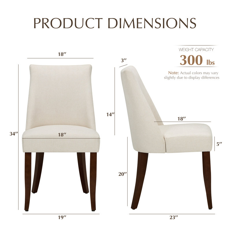 Chaise d'appoint Parsons, Beige