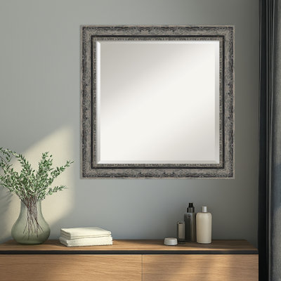 Filigree Beveled Framed Wall Mirror