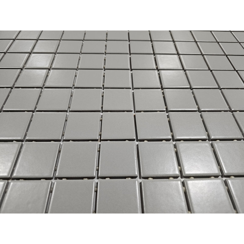 Carrelage mosaïque en céramique, Gris