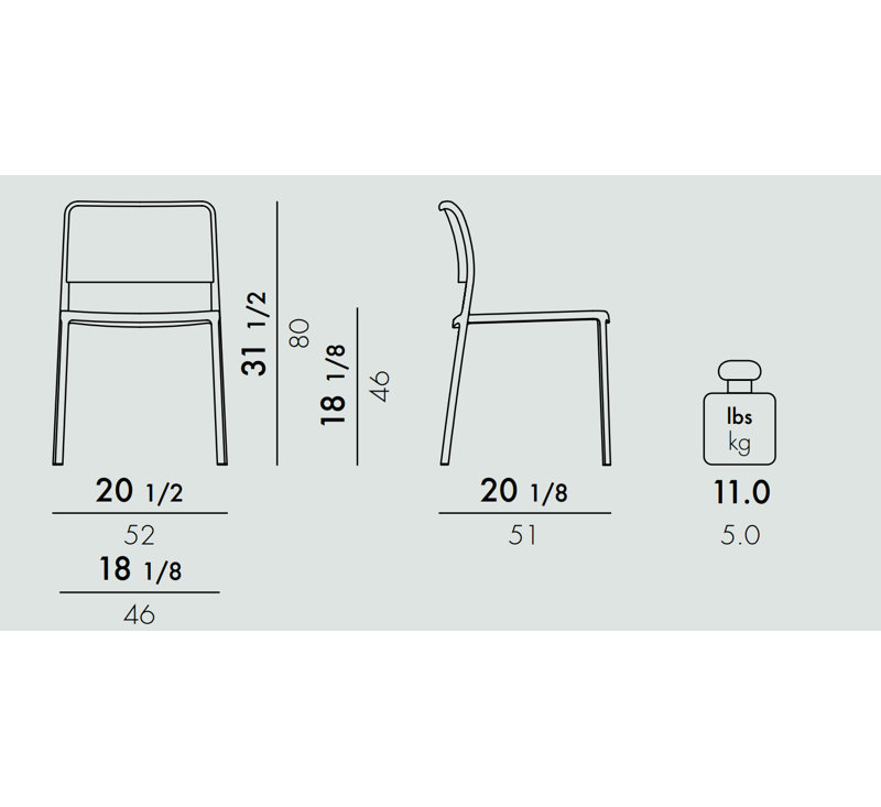Audrey Dining Chair, Black, Black Painted Steel