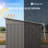 6 ft. W x 4 ft. D Metal Vertical Storage Shed-90872429