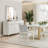Palm Gate Sideboard - Cloud White
