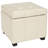 Graysie Faux Leather Ottoman-1421516754