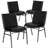 Gunther Stacking Lobby Chairs with Padded Seats and Backs-113397811-113397812