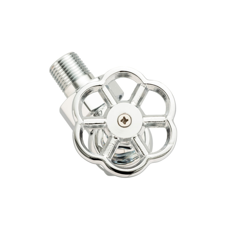 UK-16 Chrome Industrial Radiator Valve, Chrome