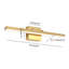 Barre d'éclairage de salle de bain 1 lumière à DEL à intensité variable avec éclairage de salle de bain 24 po Abud-219028348-245291309