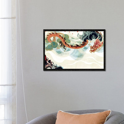 Dragon's Treasure 1 Piece Painting on Canvas