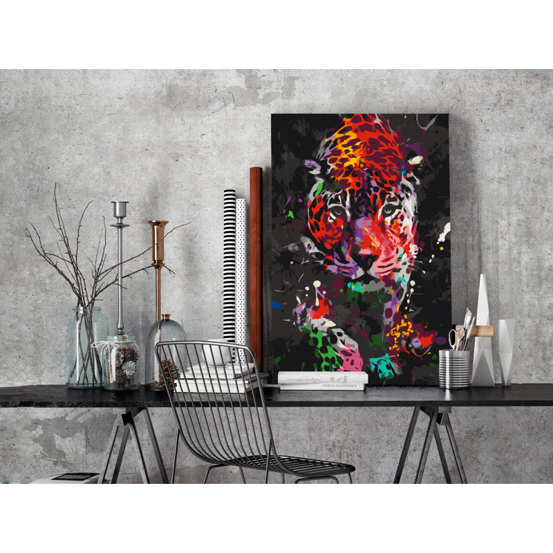 Paint By Numbers Kit - Spotted Leopard