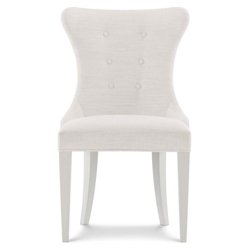 Silhouette Butterfly Leaf Solid Wood Dining Set, White
