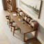 Bureau rectangulaire en bois massif brun noisette-966718490