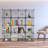 16-cube Organizer Cube Storage Storage Shelves Wire Cube Storage Origami Shelves Metal Grid Multifunction Shelving Unit Modular Cubbies Organizer Bookcase