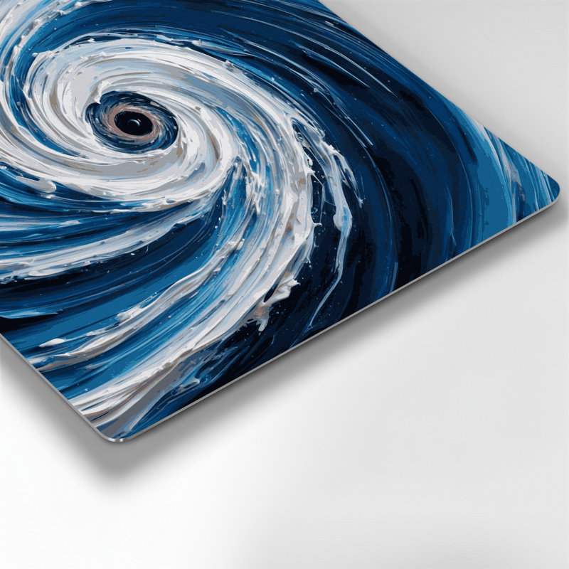 Art mural en métal Sci Fi Pulsar, H 96 po x l 96 po x P 0,05 po