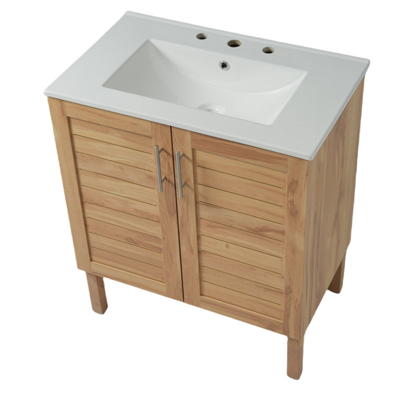 Vintage 30" Bathroom Vanity with Classic Panel Design