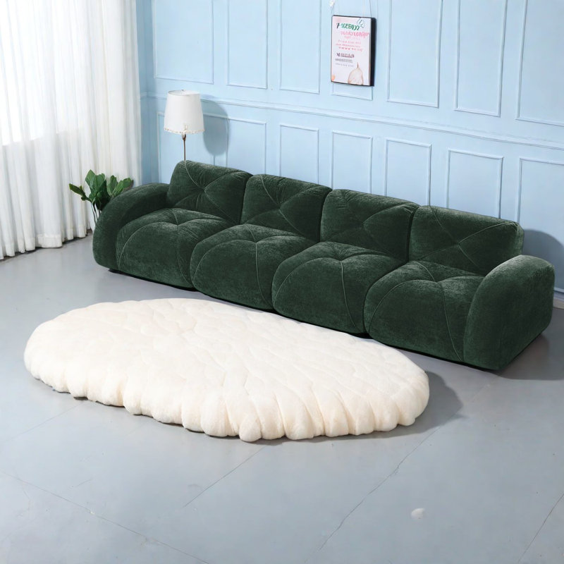 Luxurious Velvet Sofas, Ergonomic Design For Home Theatre