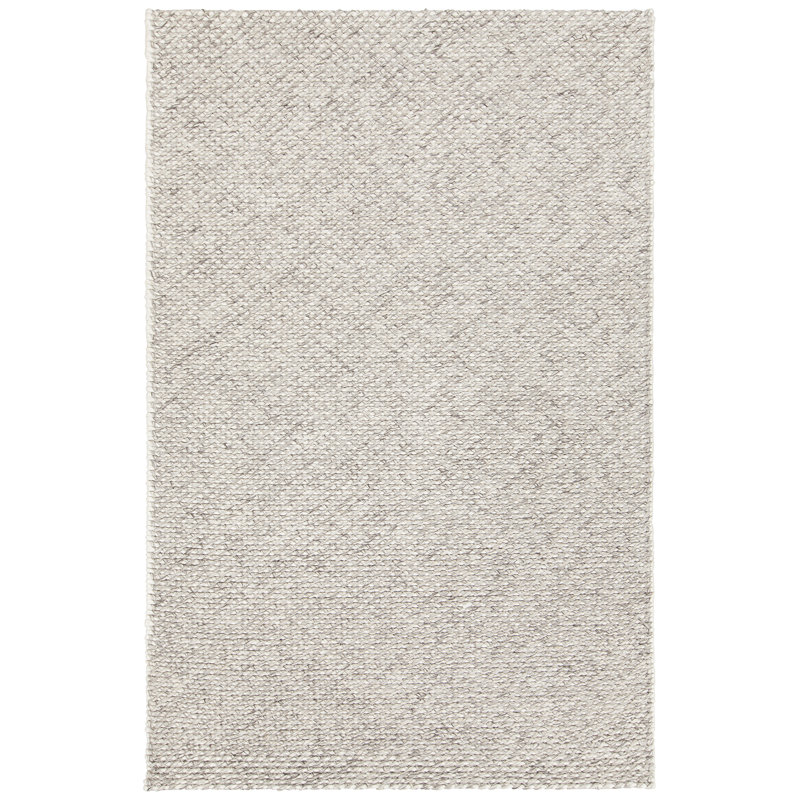 Ira Wool Area Rug in Gray, 5' x 7'6"