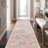 Vintage Distressed Non Slip Washable Rug(Pink)-240227003