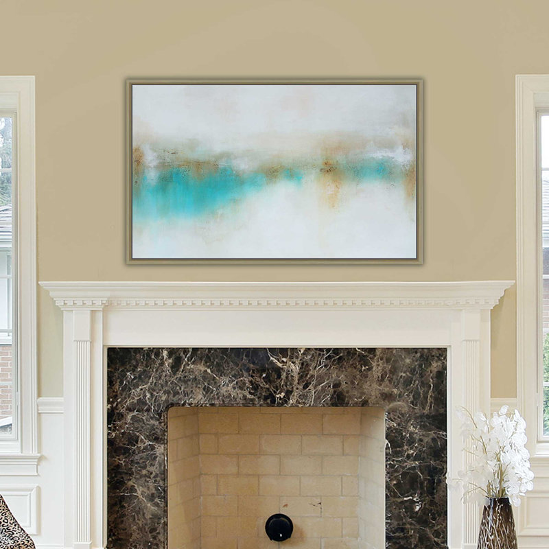 " Wonderland " by KR Moehr, Champagne Floater Frame, 39.5" H x 63.5" W x 2" D