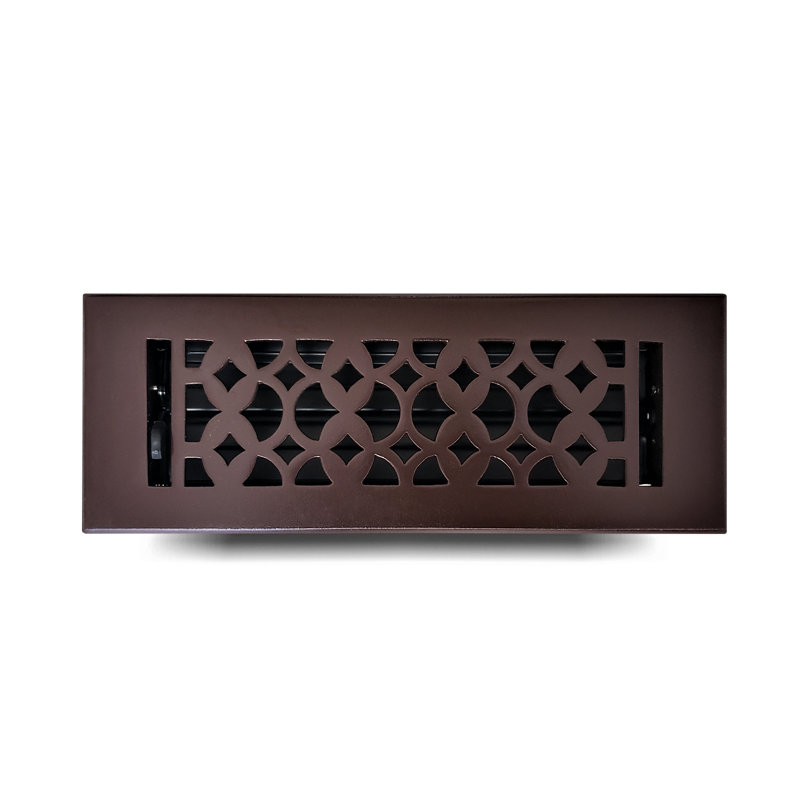 Grille en métal, Brun