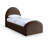 Chiu Chenille Fabric Upholstered Trundle Bed-1544829162