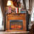 23 Inch Electric Fireplace Insert Heater With Log Set & Realistic Flame, Overheating Protection Without Control