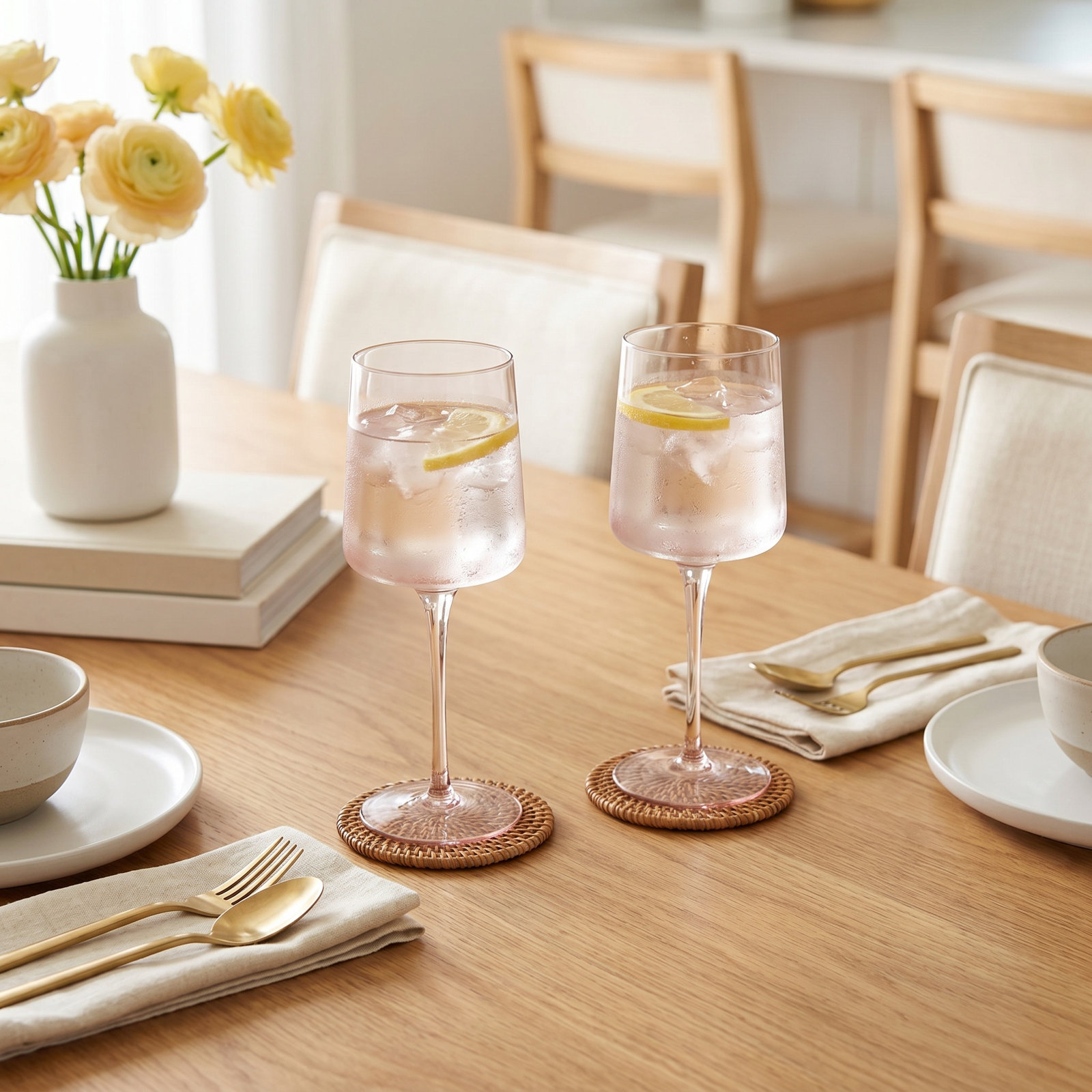 Fine Line Wine Glass, Quartz