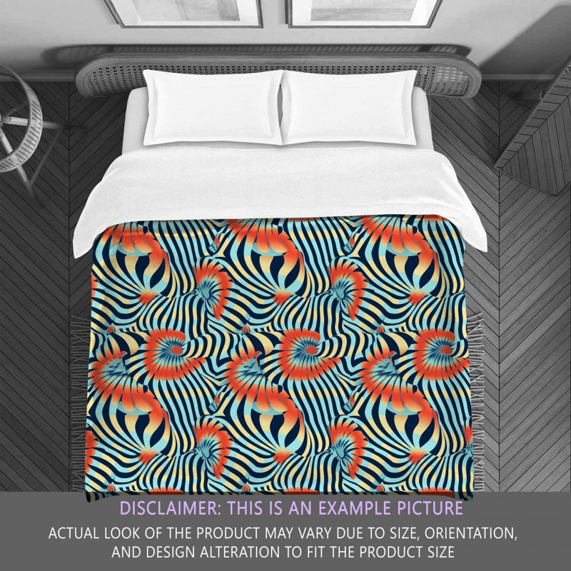 Machine Printed Comforter, Twin Comforter