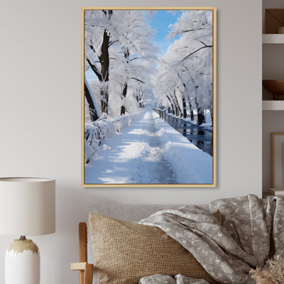 Winter Snowy Serenity VI, reproduction d'art sur toile