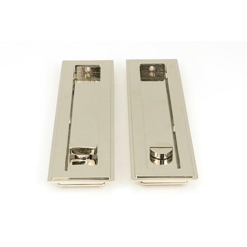 Door Accessory, 25cm H x 6cm W x 1.3cm D, Polished Nickel