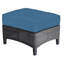 Bella Wicker Teak Outdoor Ottoman-809724661-809724664