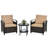 2 - Person Patio Conversation Set with Cushions