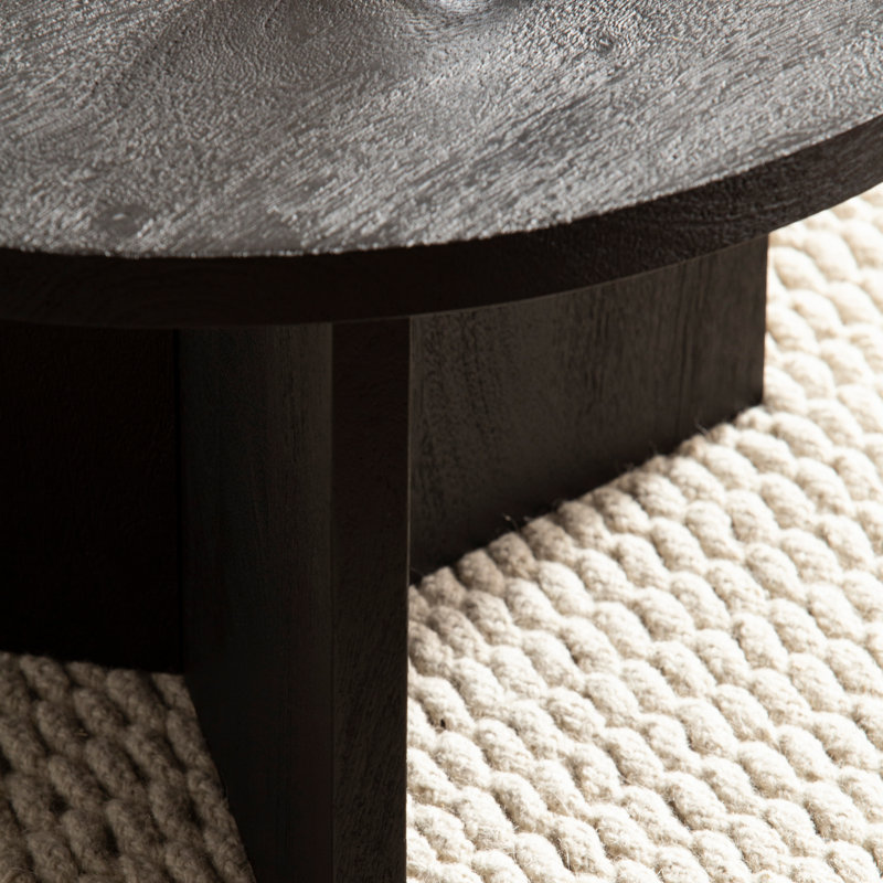 Oril Solid Wood Three Leg Coffee Table